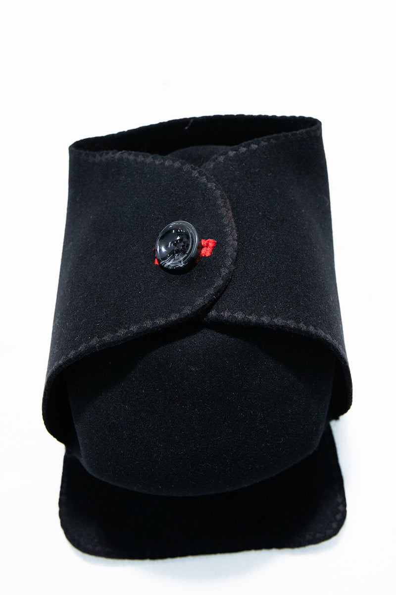 "FYN" rabbit fur skull cap