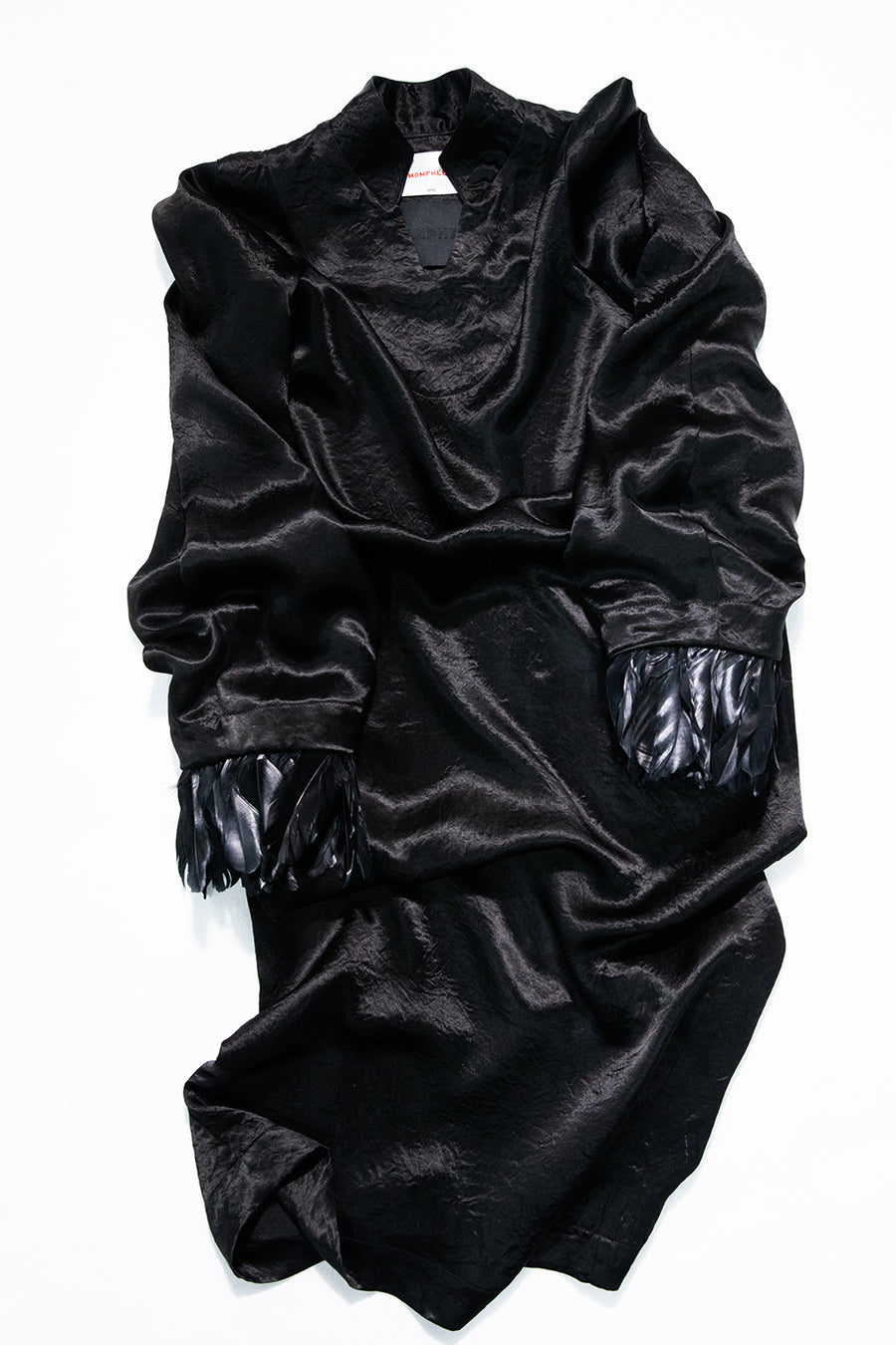 "REN" satin cupro dress