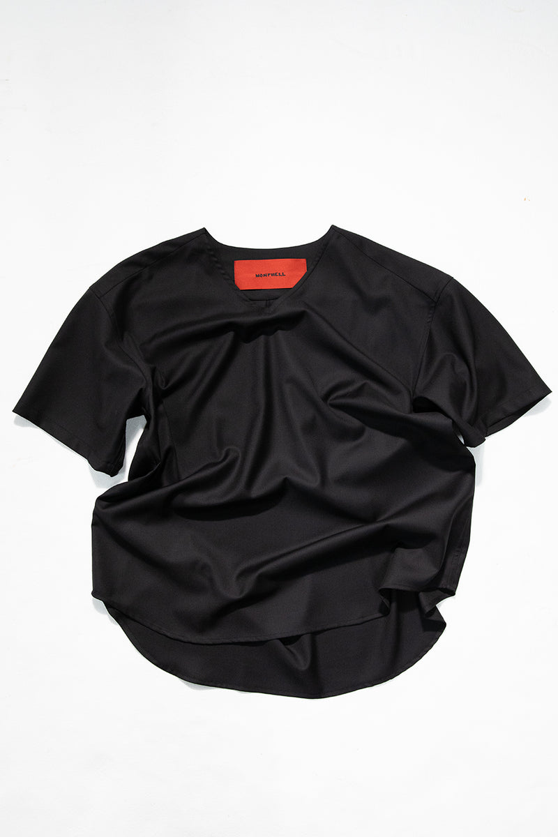 "ARLO" v-neck shirt midnight