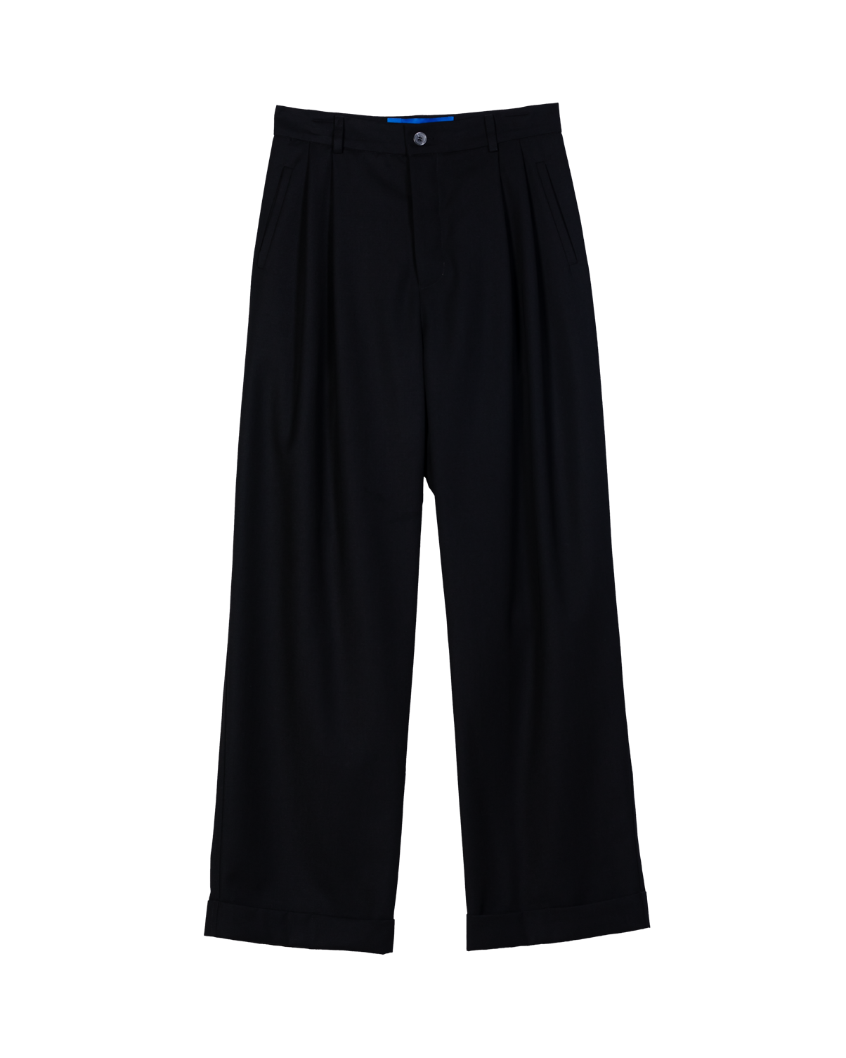 "Saori" Double pleated trouser midnight image 8