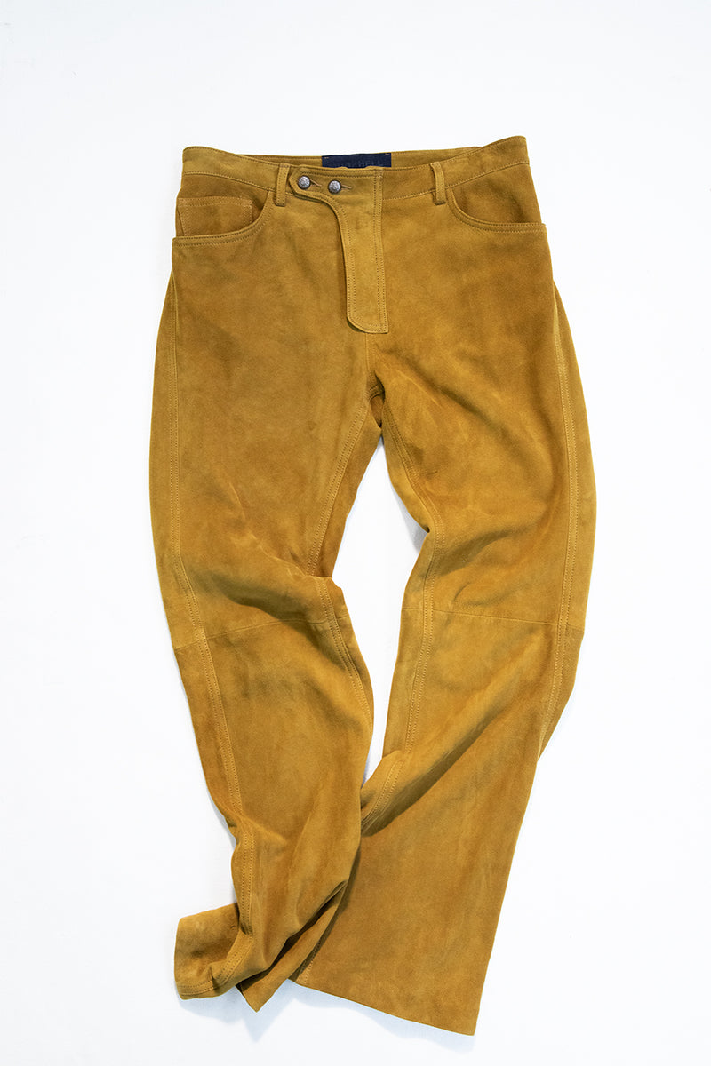 "LUC" suede trouser - AVAILABLE 26.08 // 7PM