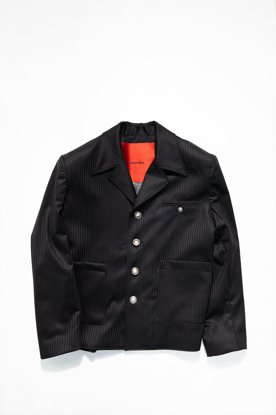 "Elia" Black pinstripe jacket
