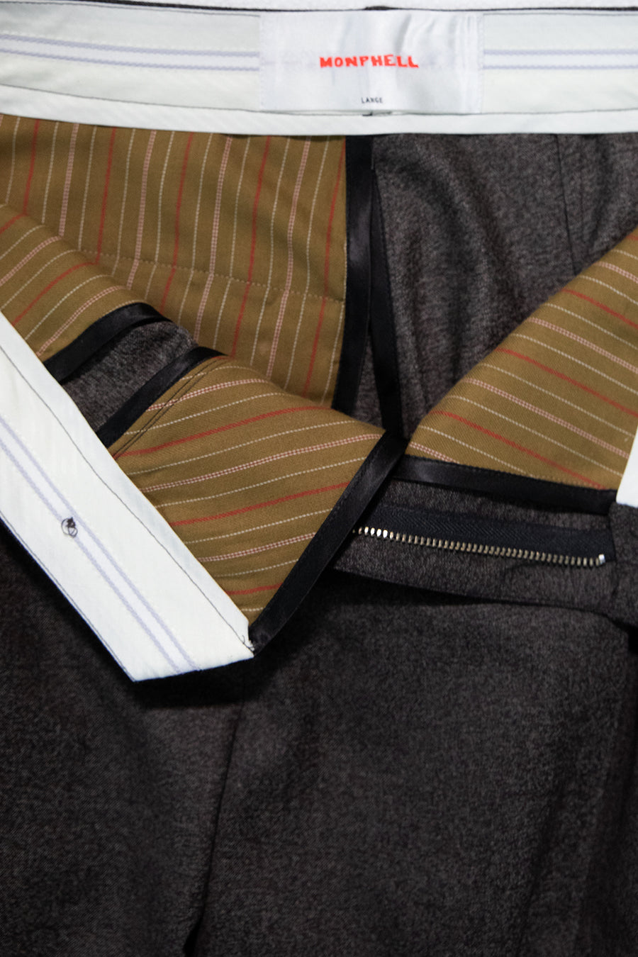 "YUNA" wool trouser charcoal