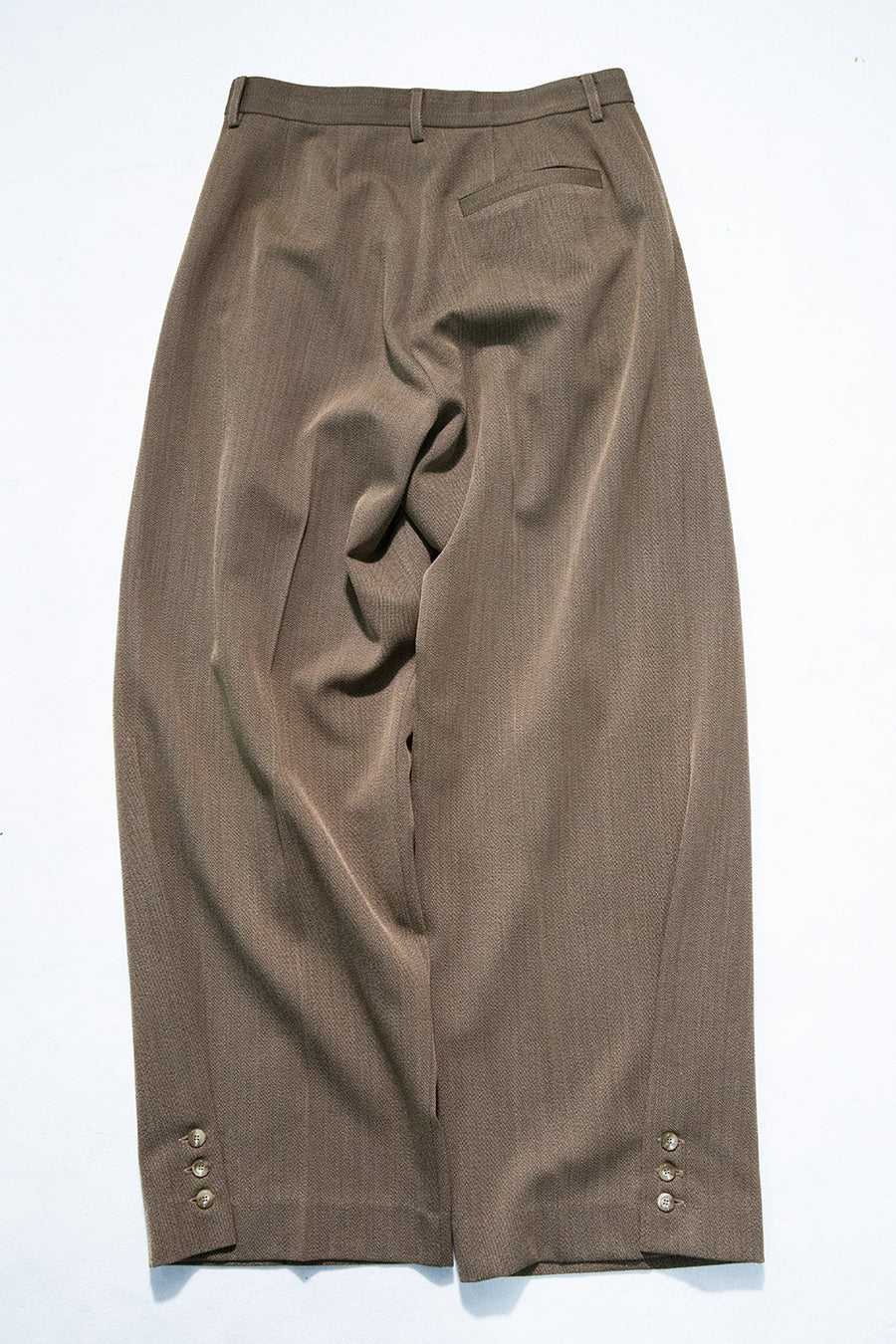 "YUNA" wool trouser sand