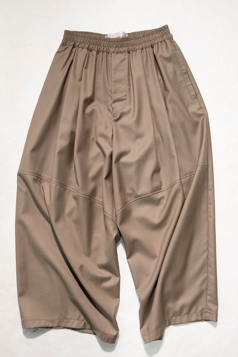 "Nino" Oversized trouser wool sand