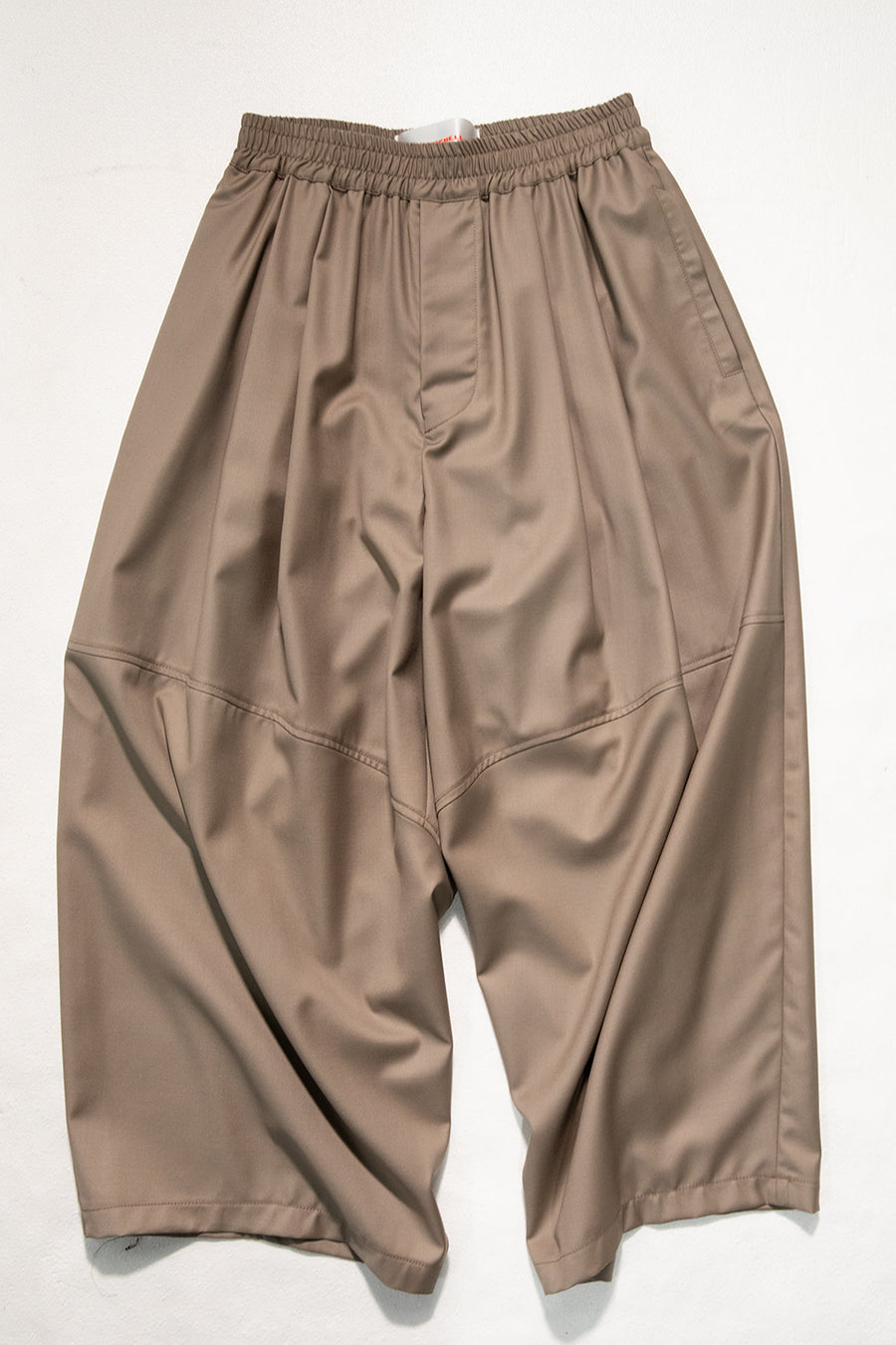 "Nino" Oversized trouser wool sand