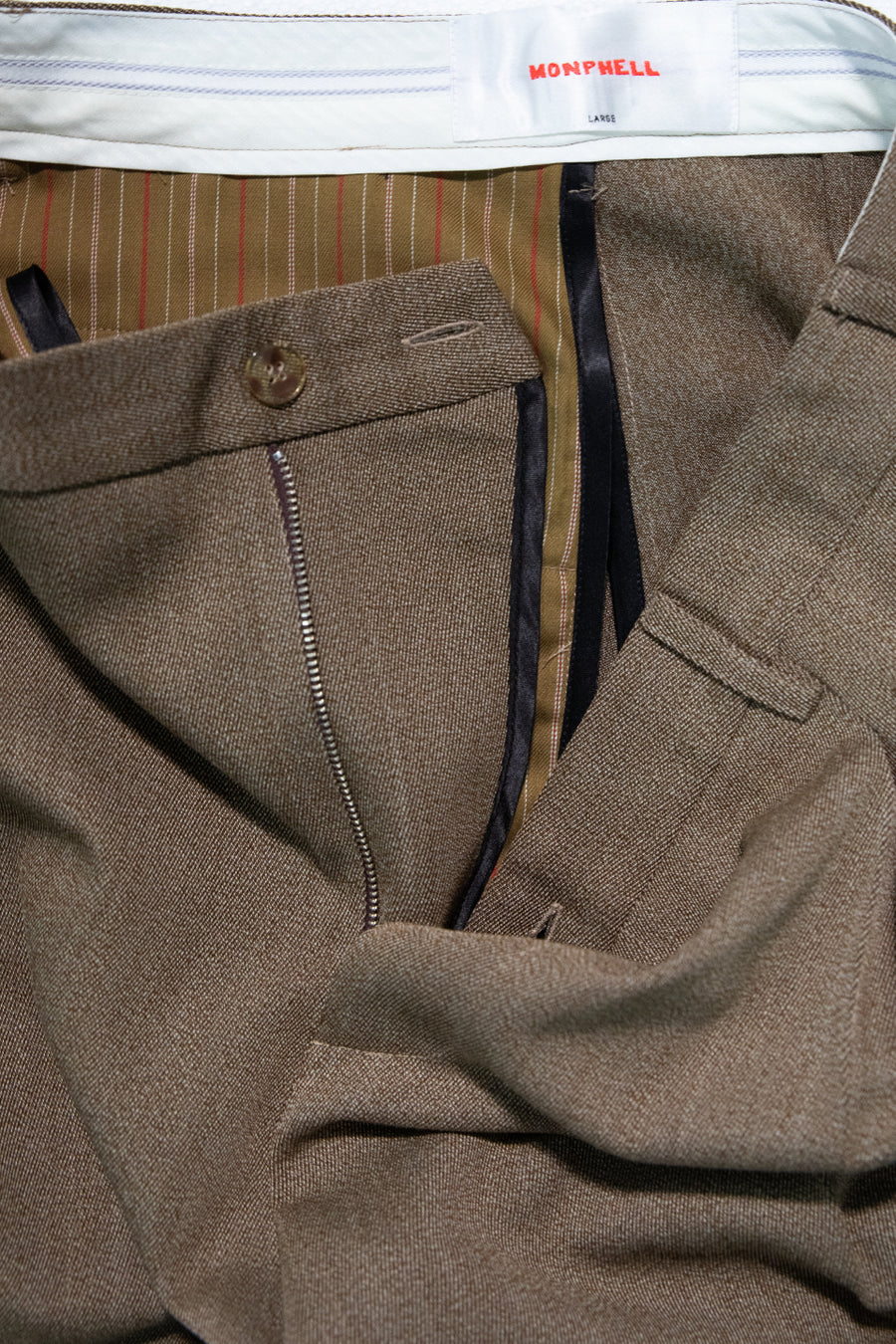 "YUNA" wool trouser sand